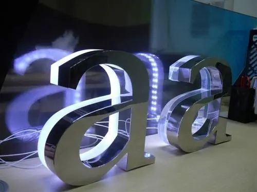 树脂发光字、亚克力吸塑字与LED发光字的特点?